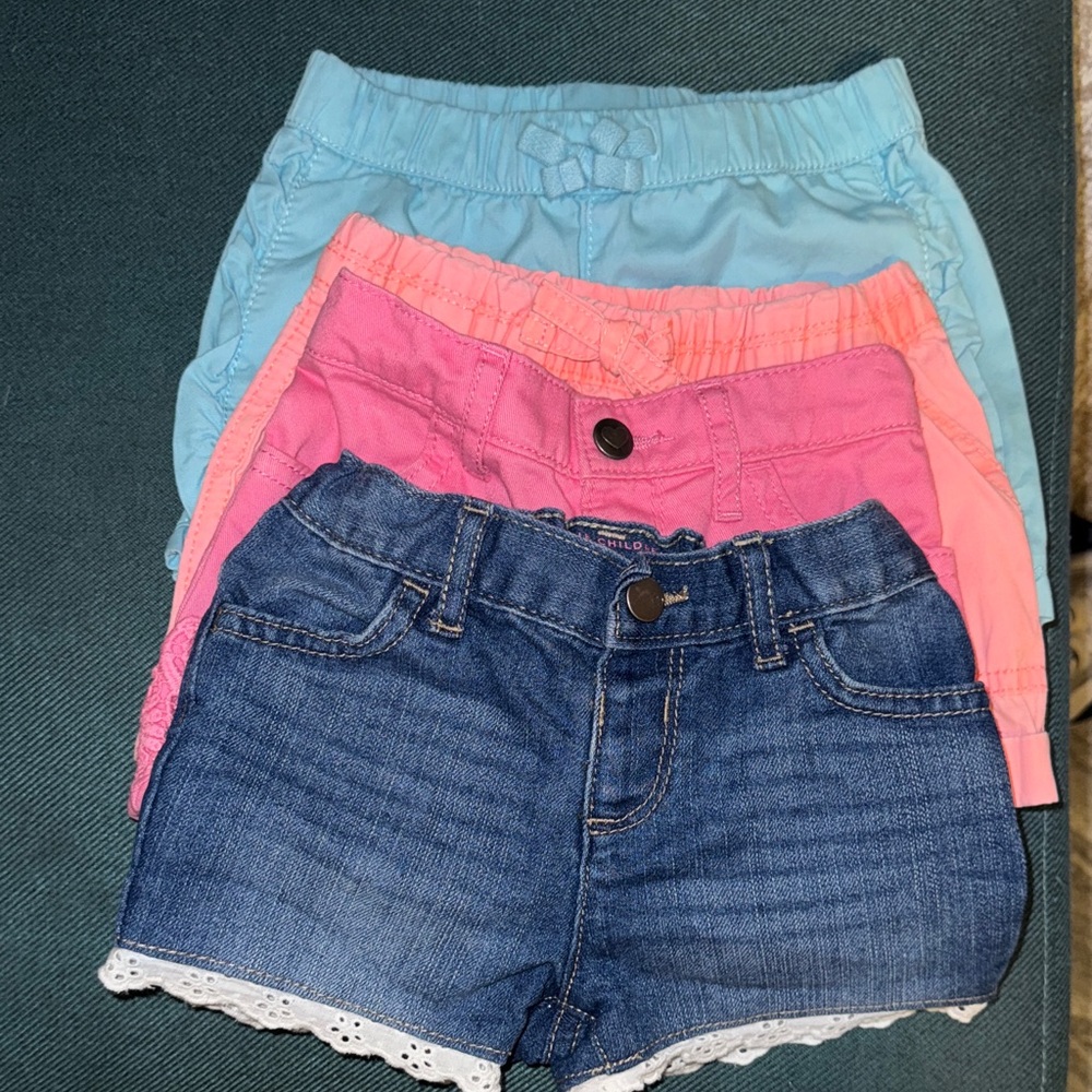 The Children’s Place - Four Cute Ruffle Shorts